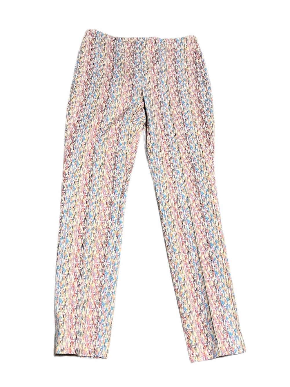 Per Se by Carlisle Multicolor Patterned Ankle Pants